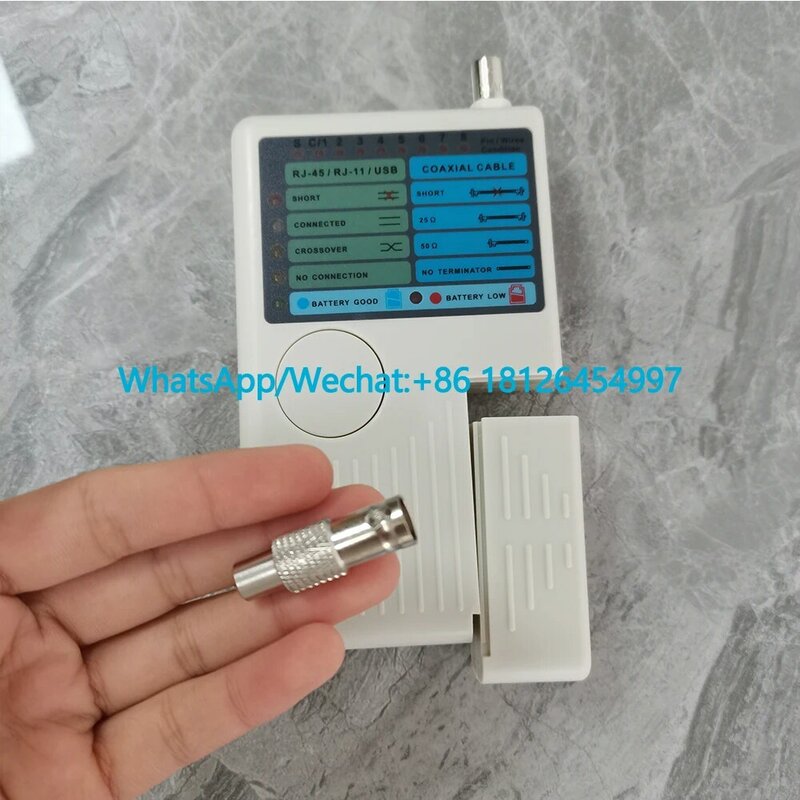 Wielofunkcyjny Tester zdalny RJ11 RJ45 USB BNC Tester kabla sieciowego LAN dla UTP STP LAN detektor kabli najwyższej jakości narzędzie