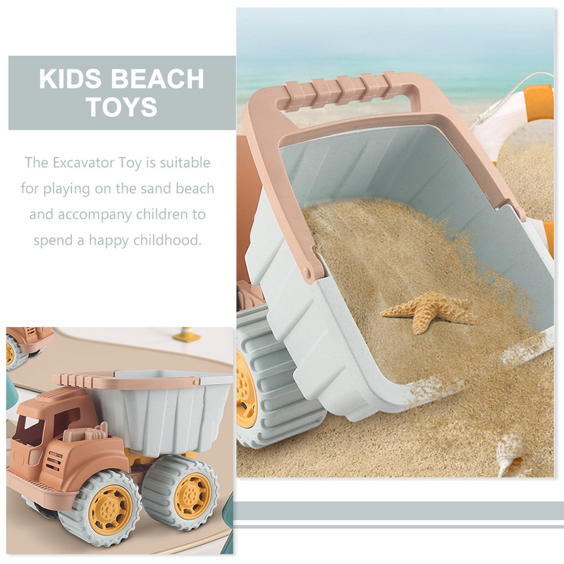 Giocattoli giocattolo camion di sabbia bambini escavatore costruzione di auto spiaggia Sandbox veicolo discarica scatola di gioco veicoli di scavo trattore escavatore Mini