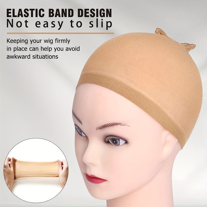 YYong 20pcs HD parrucca Cap elastico traspirante invisibile parrucca Caps perfetto per uso professionale