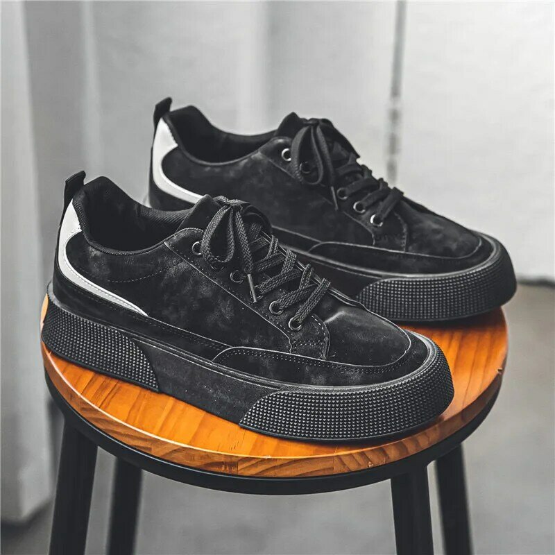Luxury Men's Anti slip and Wear resistant Outdoor Sports Shoes Spring and Autumn Lace up Shallow Mouth Versatile Casual Shoes
