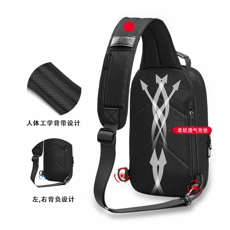 EURCOOL-حقيبة كتف للرجال مع شحن USB ، حقائب كروس بودي ، ضد السرقة ، مقاومة للماء ، السفر ، حقيبة ظهر للرجال ، iPad ،
