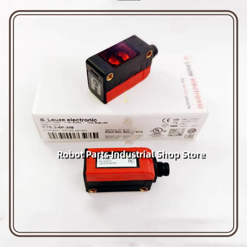 Original LEUZE Interruptor Sensor fotoelétrico, novo olho elétrico, ET5.3/4P-M8, 50122578