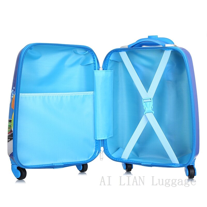 18-calowy bagaż na kółkach z kółkami wózek dziecięcy wózek dziecięcy walizka podróżna animacja kreskówka dziewczyny noszą torbę śliczną