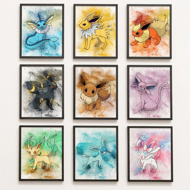 Disney Cartoon Pokemon Diamant Malerei niedlichen Tier Mosaik Stickerei Kinder Kind Tier Zimmer handgemachte Dekor 2023