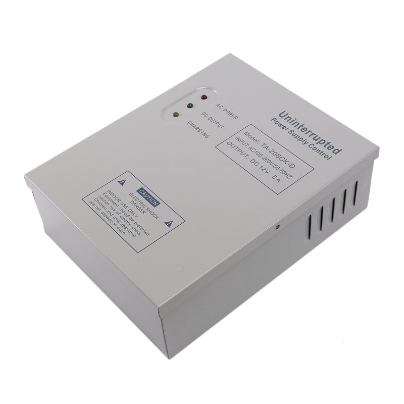 Sistema de Control de Acceso de puerta, conmutación de fuente de alimentación UPS, CA 110-240V cc 12V/5A, 208CK-D