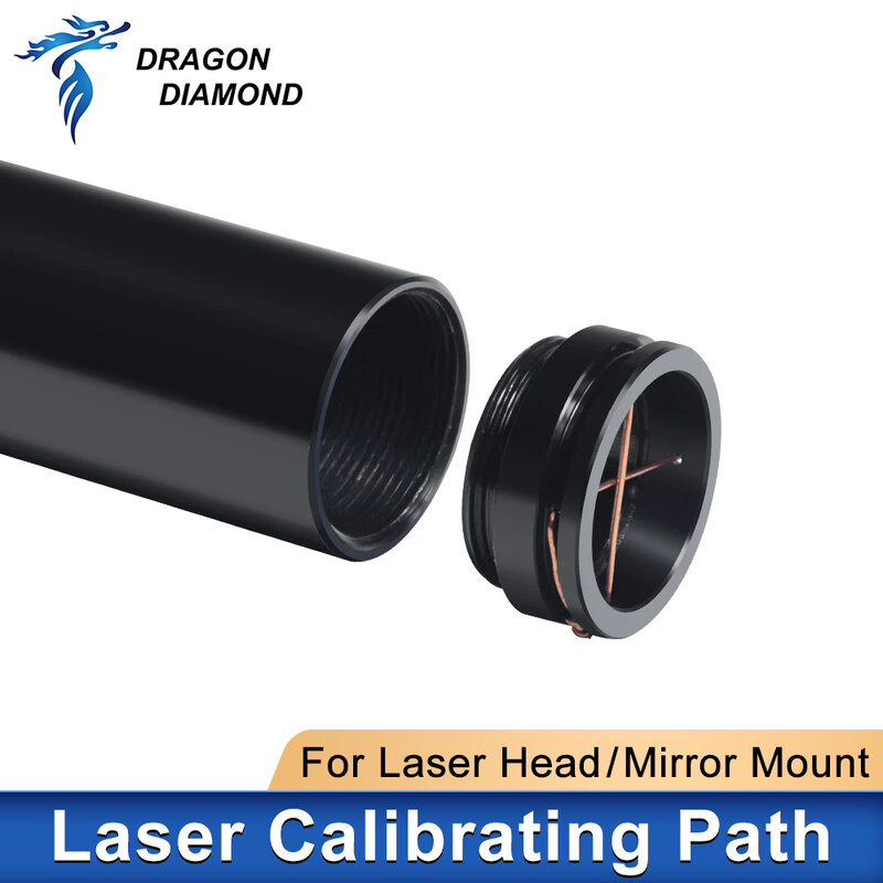 Kit Penyelaras Regulator lampu tabung lensa, perangkat kalibrasi jalur Laser untuk dudukan cermin kepala Laser Co2 dapat disesuaikan