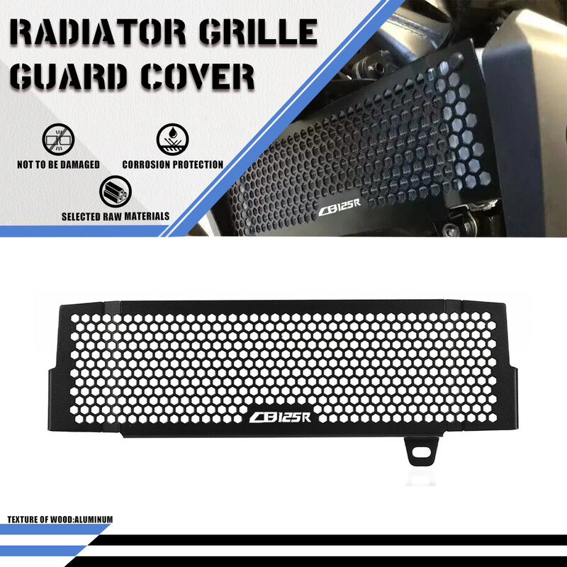 Protector de radiador de motocicleta, rejilla protectora para Honda CB125R, CB 125R, CB 125 R, 2018, 2024, 2023, 2022, 2021, 2020, 2019
