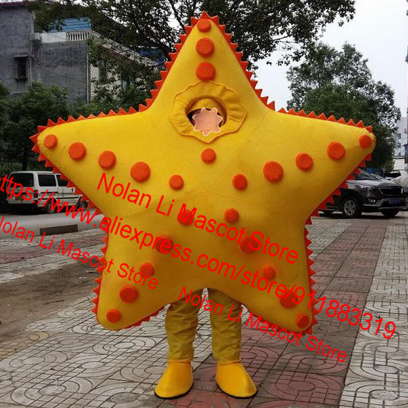 Disfraz de estrella de mar para adulto, traje de 6 estrellas de mar, pentagrama, dibujos animados, Cosplay, fiesta de cumpleaños, mascarada, gran oferta, 984