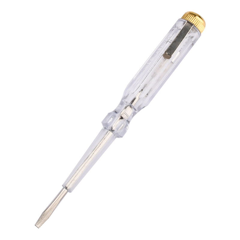 100-500V induzierter elektrischer Tester Schrauben drehers onde mit Anzeige Lichts pannungs tester Stift AC DC Multifunktions-Detektor