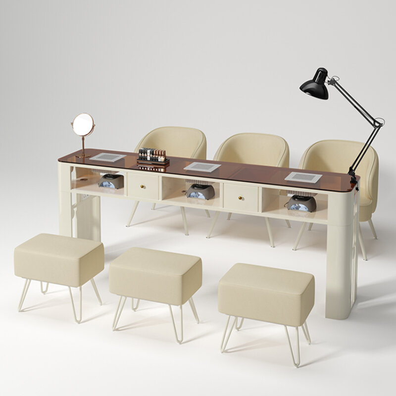 기술자 디자이너 매니큐어 테이블 접대 카운터, 간단한 매니큐어 테이블, 사무실 네일 메사 매니큐어 살롱 장비, YN50MT
