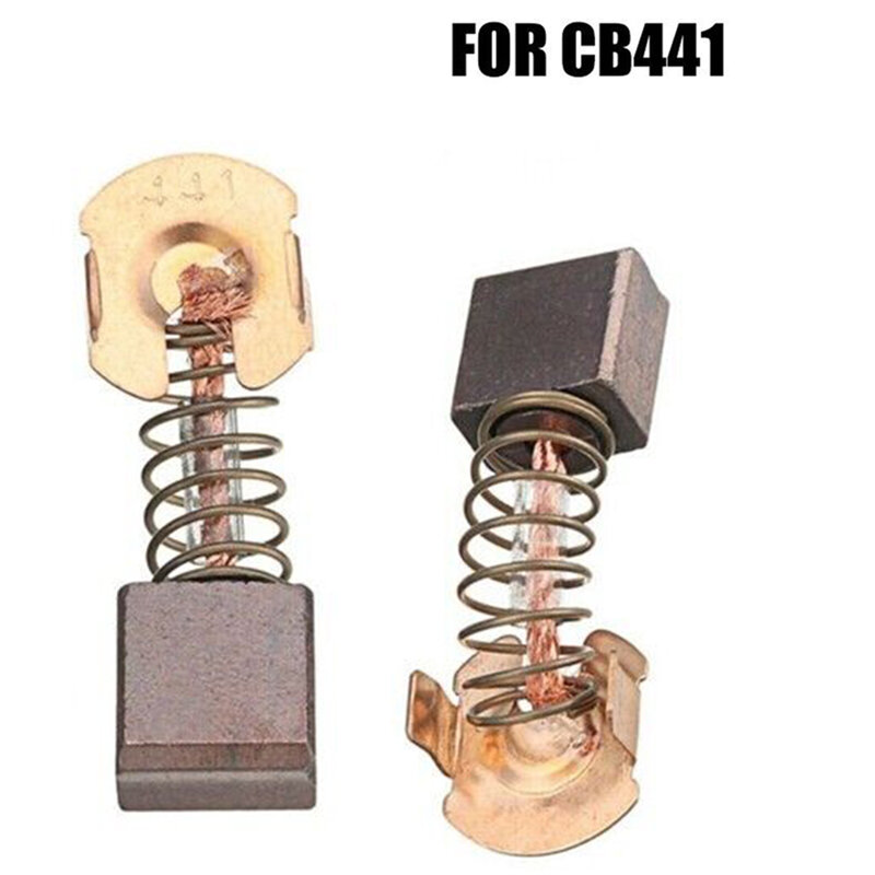Carbon Fiber Brushes Carbon Brushes 2pcs/set 7x10.8x11mm For MAKITA CB-441 CB-432 Grey Metal Brushes Replacement