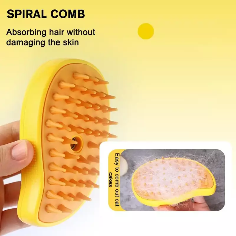 Pet Electric Spray Massage Comb Anti-Flying Massage Bath Usb Charging Cat And Dog Comb Floating Hair Removal Comb Pet Care