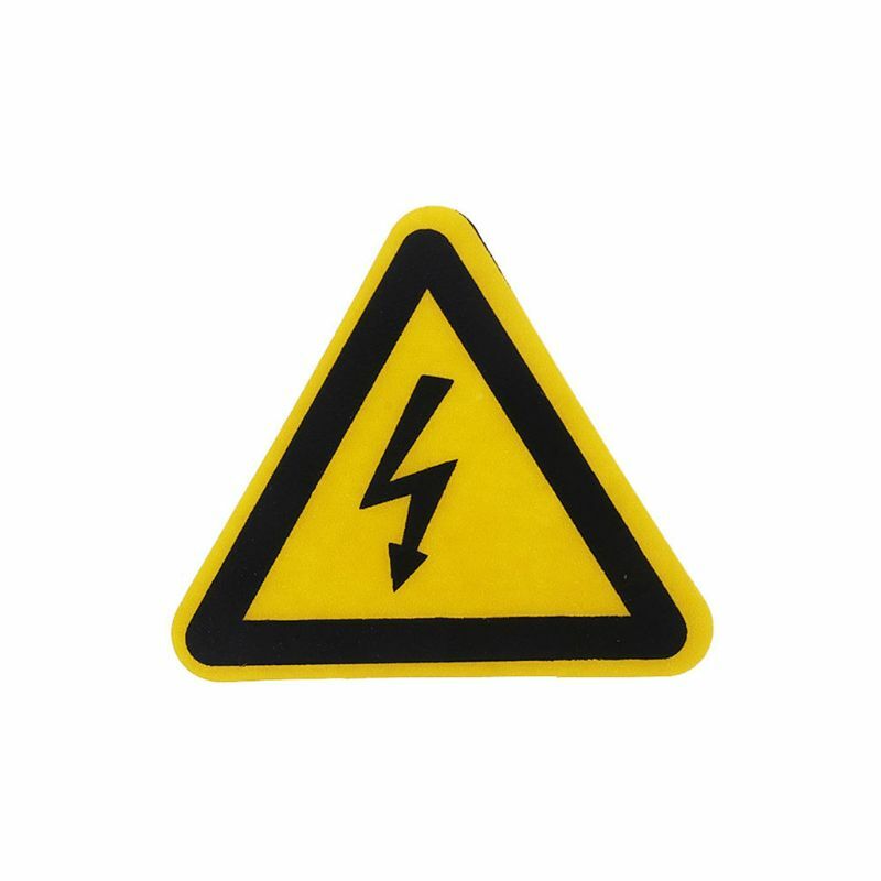 YYDS Intérieur Extérieur Tension Dangereuse Danger Danger De Choc Sécurité Électrique Panneau D'avertissement Étiquette Adhésif