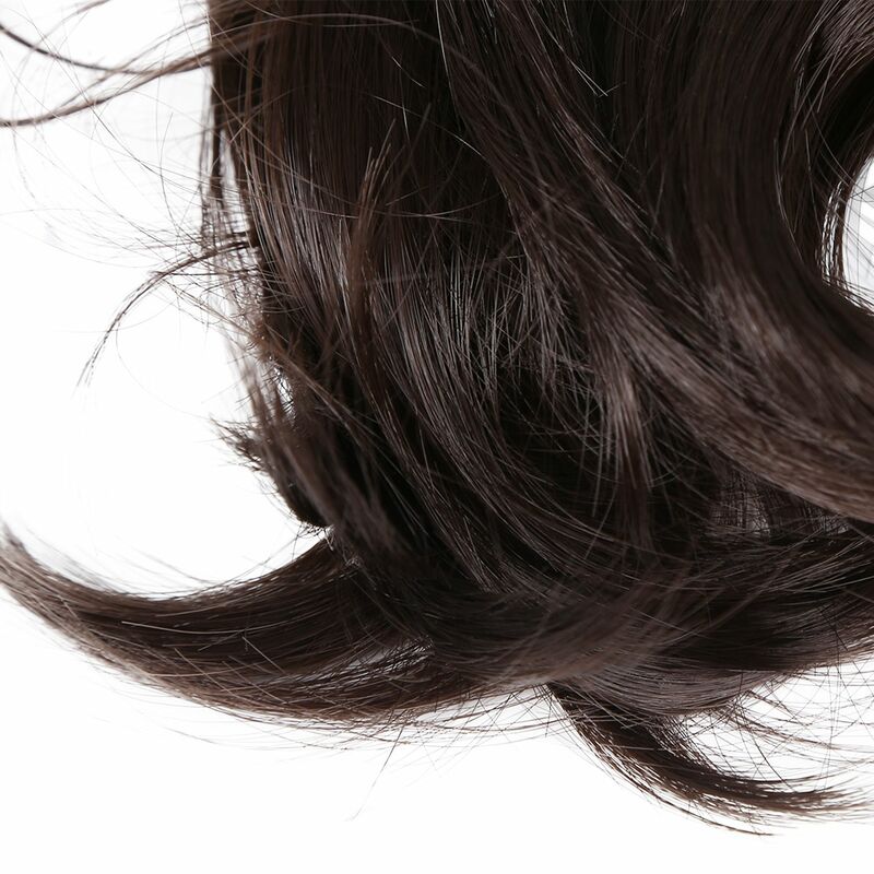 Modna męska peruka krótka prosta wysokotemperaturowa jedwabna peruka syntetyczna pełne peruki/artystyczna męska brązowa czarne peruki dla mężczyzn