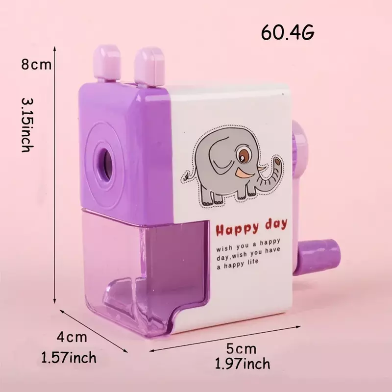 Learning Office supplies classic hand-operated Cartoon creative labor-saving pencil sharpener JBD001-SY