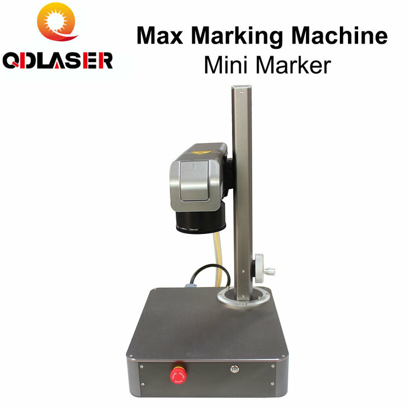 QDLASER 20W Laser a fibra Max Marking Machine Mini Marker per marcatura metallo acciaio inossidabile