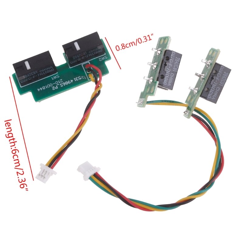 Botón microinterruptor reparación ratón para piezas repuesto duraderas ratón G304 G305