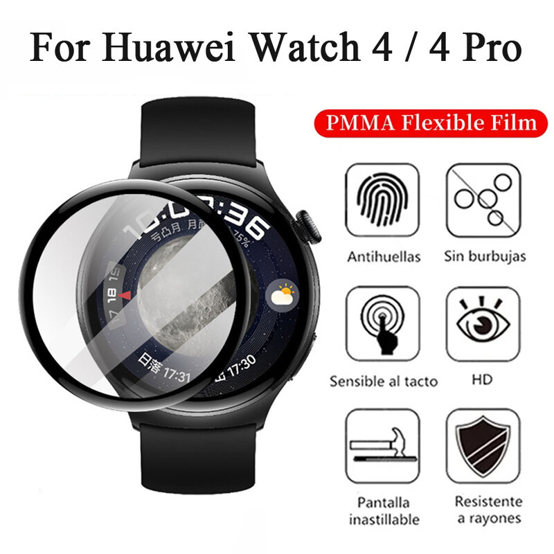 Huawei Watch 4 pro用の3Dフルスクリーンプロテクター,柔らかく柔軟な保護フィルム,Huawei Watch 3 pro gt 3 42mm 46mm