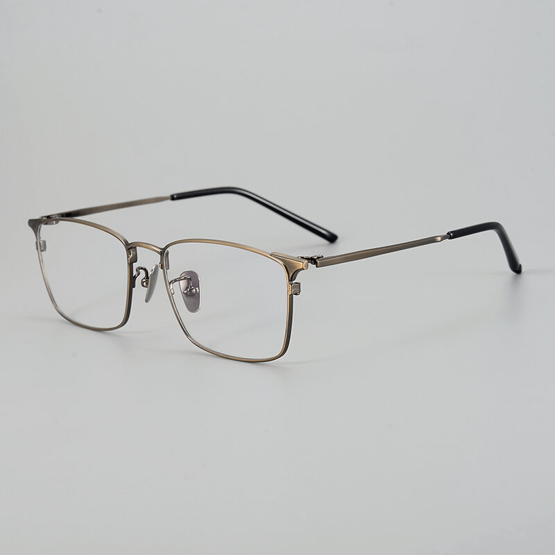 ไทเทเนียมธุรกิจกรอบแก้วผู้ชายแฟชั่นสแควร์แว่นสายตาแว่นตาผู้หญิงแว่นตาเลนส์สายตาสั้นแว่นตา Oculos