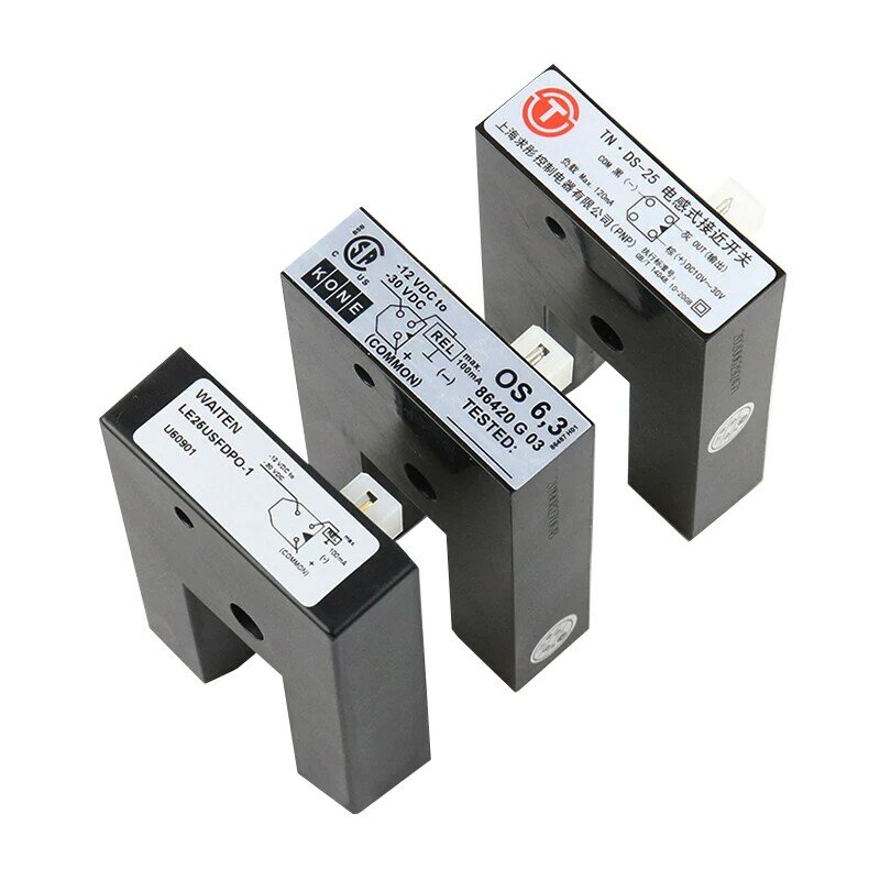Interruptor de Sensor de nivelación tipo U para elevador KONE, 61N, KM86420G03, TN.DS-25, PNP, NPN, LE25USFDPO-1, 1 unidad