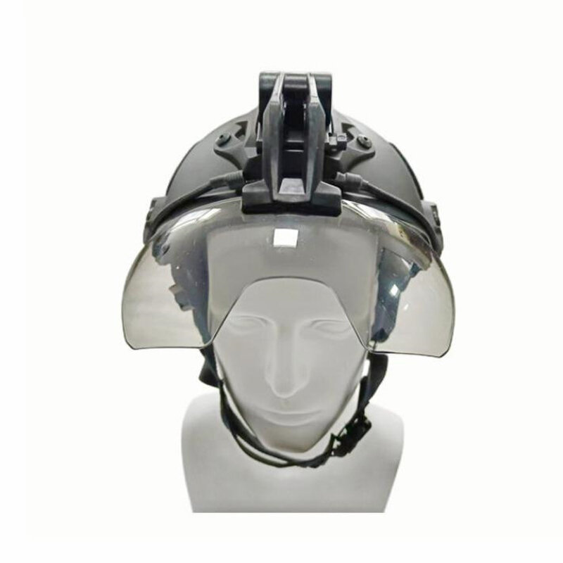 Регулируемый тактический шлем, флип-аксессуар, тактические стеклянные очки, быстрый шлем для страйкбола, ветрозащитный противотуманный шлем CS, защита для военных учений
