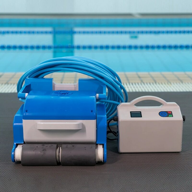 Pembersih kolam renang robot, alat pembersih kolam renang otomatis portabel kuat