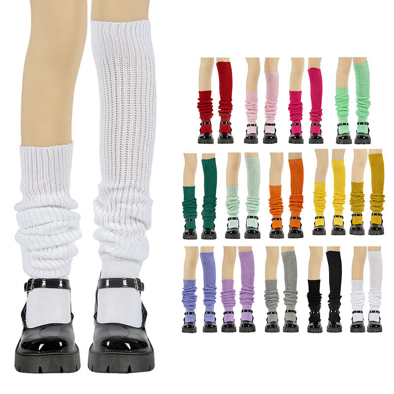 Calze Slouch da donna calze larghe stivali calze calze giapponesi per ragazze delle scuole superiori JK accessori per costumi uniformi scaldamuscoli calze Cosplay