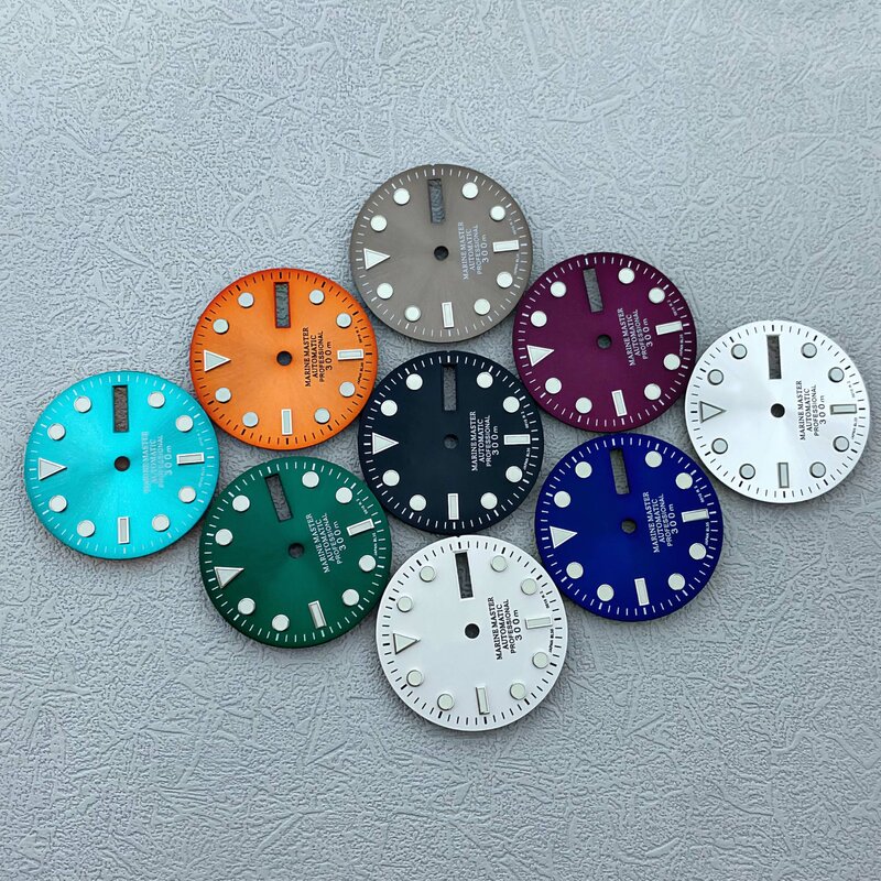 28.5mm dial improvement SUB sun pattern NH35/NH36 watch accessories custom watch S dial logo men's watch accessories