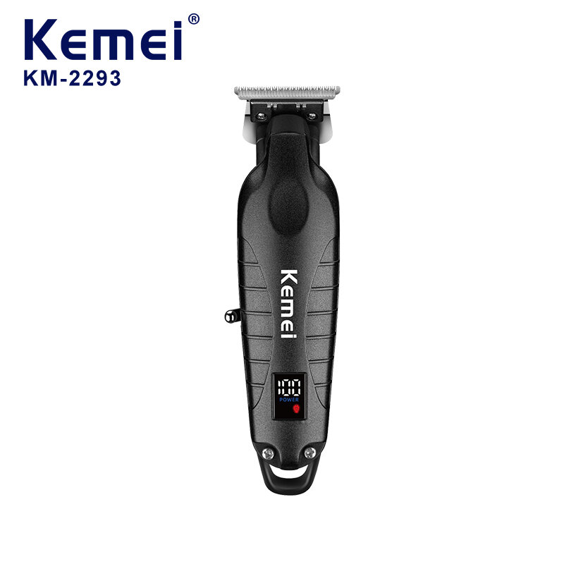 KEMEI mesin pemotong rambut desain baru Km-2293 merek terbaik mesin cukur pengisian cepat pisau pemotong rambut