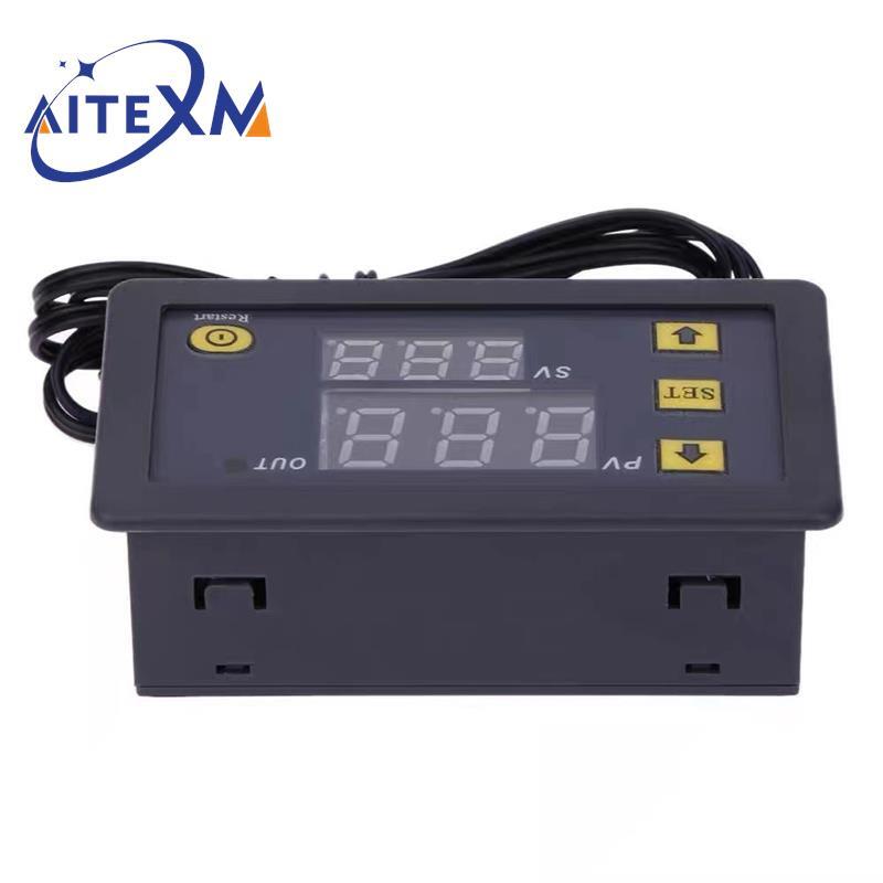 W3230 التحقيق خط 20A التحكم في درجة الحرارة الرقمية LED عرض ترموستات مع الحرارة/التبريد أداة التحكم 12 فولت 24 فولت AC110-220V