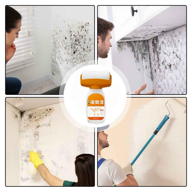 Cepillo pequeño para parcheado de pared, rodillo de Reparación de Pintura, portátil, para limpieza del Hogar, baño, cocina y habitación
