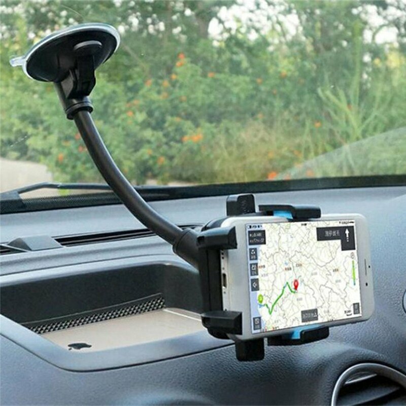 360 ° rotativo titular do telefone móvel universal, com ventosa, fechadura de vidro, acessórios do carro, ventilação de ar