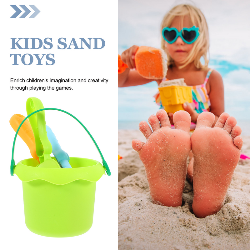 Sand Play Tool secchio da spiaggia secchi giocattoli per bambini bambini piscine pale per bambini da neve