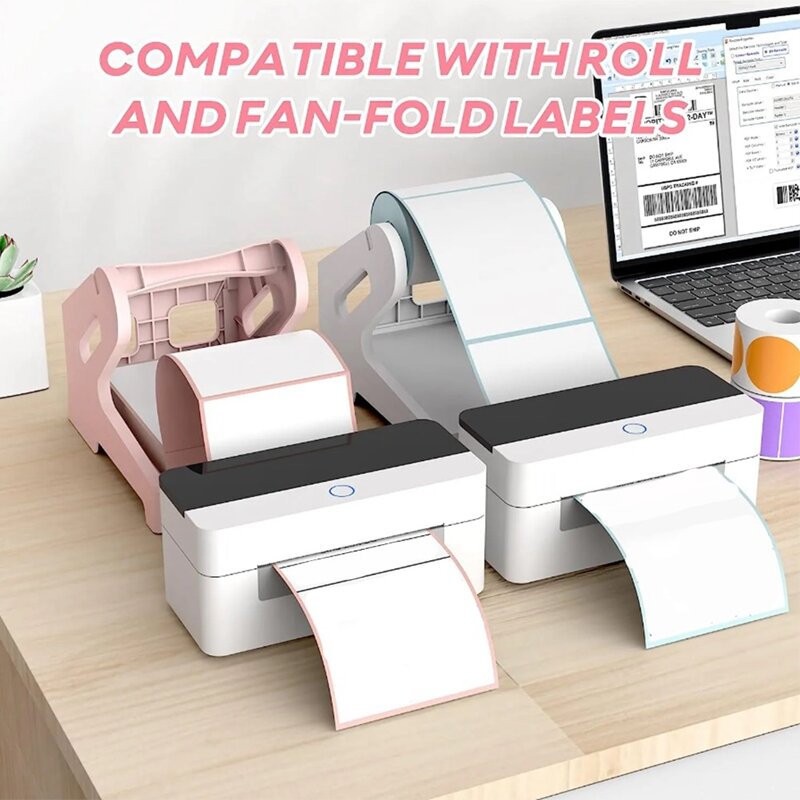 Etiqueta térmica Titulares para Rolo e Folding Shipping, Impressora Desktop Peças de Reposição, Suprimentos B