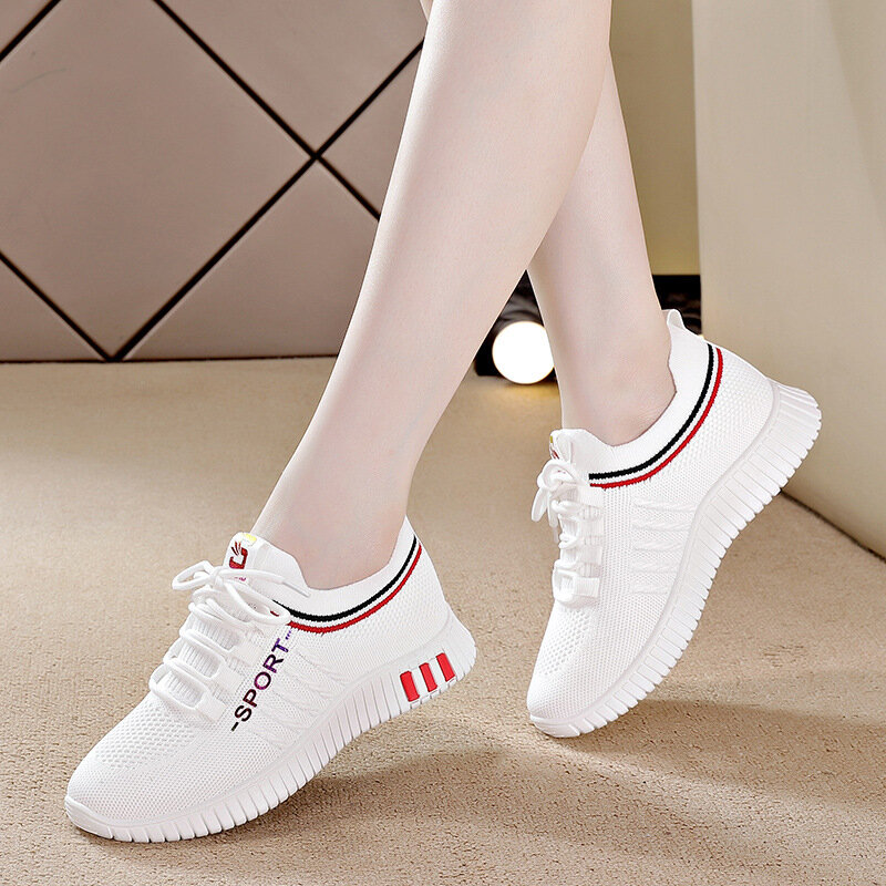 2023 Summer Autumn Women Sneakers High Heels Ladies Casual Shoes Women Wedges Platform Shoes Female Thick Bottom Trainers
