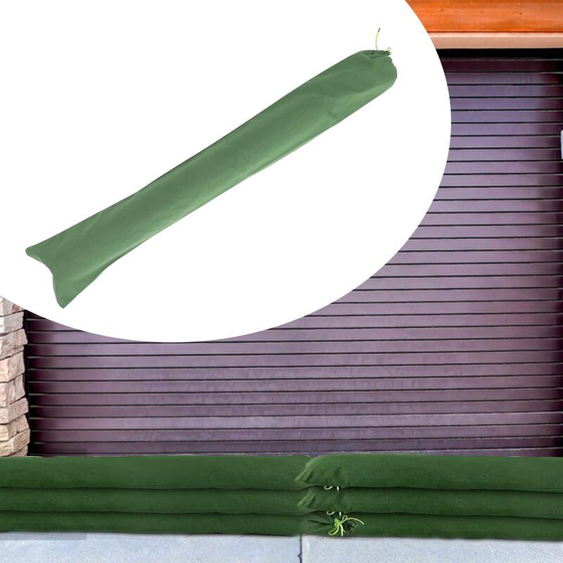 Water Barrier with Elastic Band Alternative Sandbag Flood Prevention Sandbag for Garage Home Door Basement Indoor and Outdoor