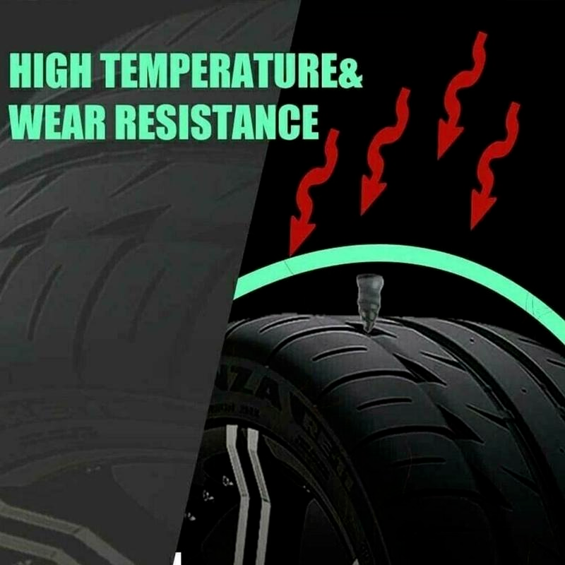 Universal vácuo pneu reparação prego kit para carro, motocicleta, scooter, pregos de borracha sem câmara, pneu punção reparação cola ferramenta