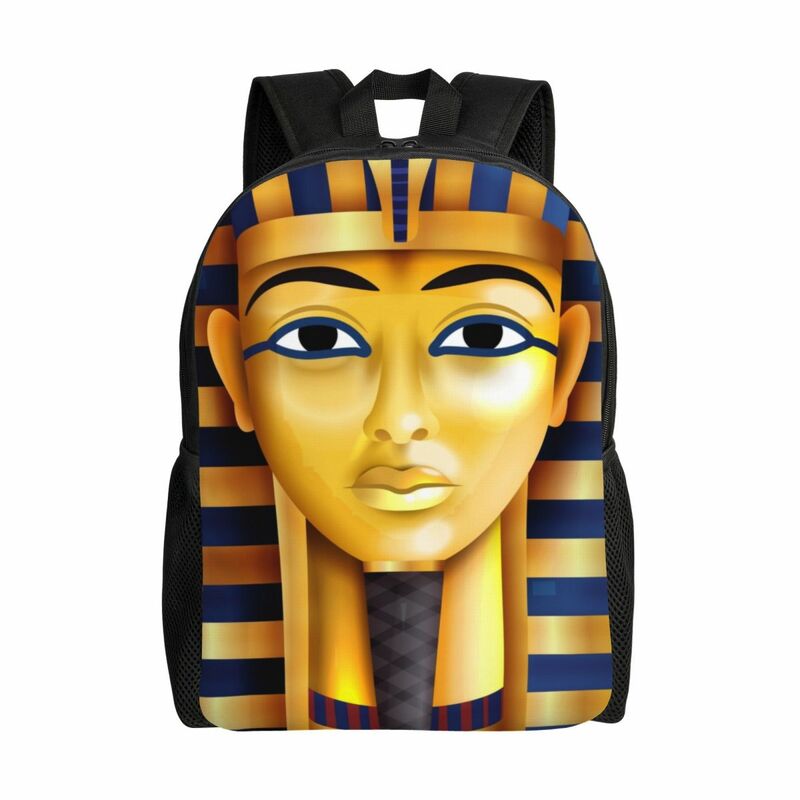 Sac à dos de voyage de l'œil d'Horus égyptien pour hommes et femmes, cartable d'école pour ordinateur portable, sac à dos d'étudiant, sac à dos de collège des Prairies et de l'Égypte