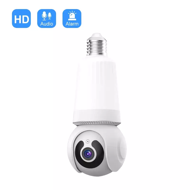 가정용 보안 알람 베이비 모니터, 야간 조명 무선 PTZ IP 돔 카메라, IR 야간 투시경 모션 감지, 3MP, 1296P, V380 앱