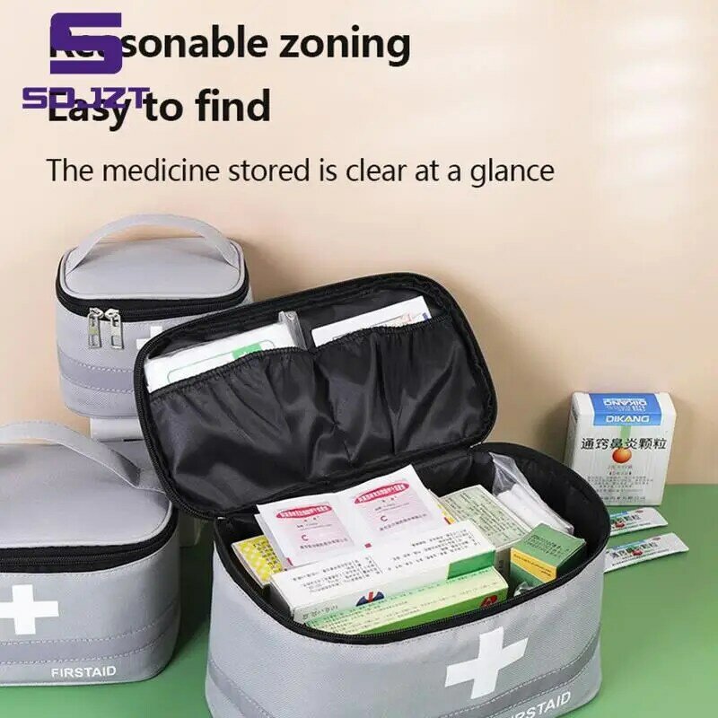 Duża pojemność torba do przechowywania leków przenośne zestaw medyczny domu apteczka torba survivalowa torba ratownicza do samochodu