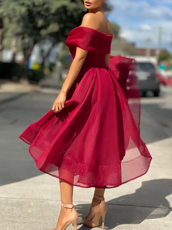 Gaun Pesta Wanita Jalan Raya Kerah V Gaya Manis Gaun Wanita Solid Ritsleting Perca Musim Panas Streetwear Putri Elegan Mode