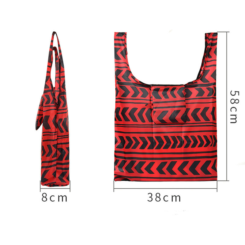 女性用の再利用可能なエコロジバッグ,折りたたみ式で持ち運び可能なバッグ,ショルダーバッグ,収納ポーチ