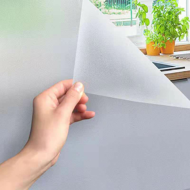 Self Adhesive PVC 1.52*30 M/Roll Frosted Matte Home&Office Glass Decorative Film