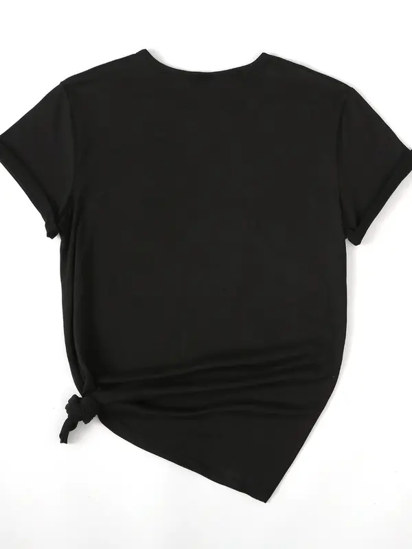 Y2k летняя свободная футболка с коротким рукавом, новинка 2024, Рамадан, топ с принтом, повседневная женская одежда с коротким рукавом и круглым вырезом