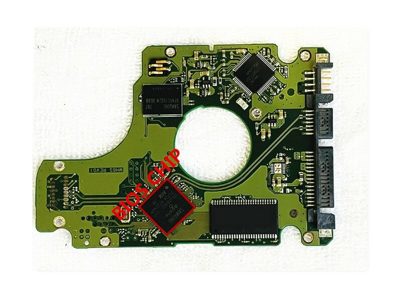 Sa mh6s rev01 polegadas sata sa notebook disco rígido placa de circuito: BF41-00196A r00 mh6s rev01