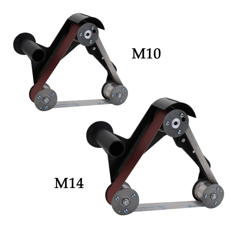 Diskon Multifungsi M14/M10 Gerinda Sudut Besi Aksesori Adaptor Sabuk Pengamplasan Mesin Pengamplasan Mesin Poles Gerinda