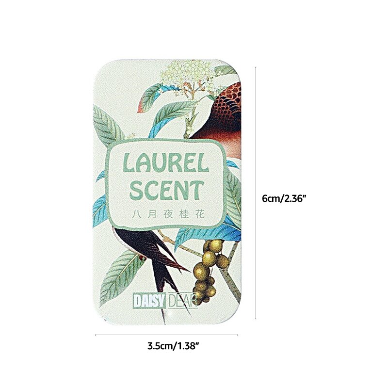 1 Buah Wewangian Parfum Padat Portabel untuk Wanita Pria Balsem Segar Alami Tahan Lama Aroma Deodoran Wangi Tubuh Dropship
