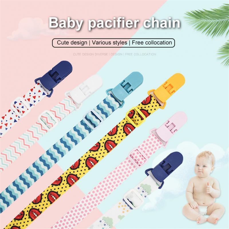 1Pc Baby Schnuller Clip Kette Band Dummy Clip Halter Brustwarzen Kinder Cartoon Schnuller Clip Schnuller Halter Für Infant Fütterung