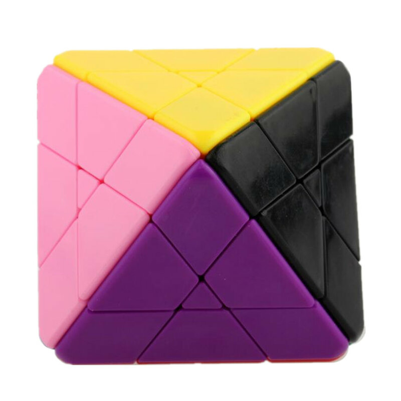 LanLan-cubo mágico de 8 ejes para niños, rompecabezas de velocidad profesional, antiestrés, juguetes educativos