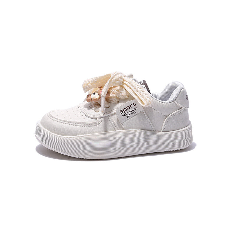 Scarpe sportive per bambini scarpe bianche per ragazze primavera nuove scarpe con suola morbida ragazzi moda scarpe Casual da corsa